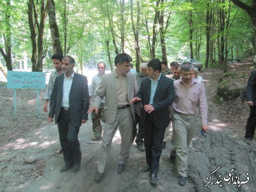 بازدید نماینده مجلس شورای اسلامی از طرح ها و پروژه های منابع طبیعی