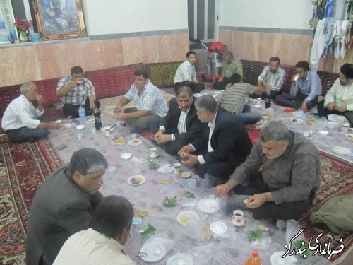 مراسم افطاری فرماندار با  ایتام تحت پوشش بهزیستی بندرگز