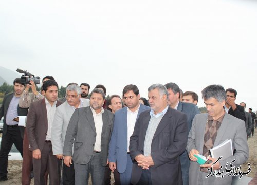 وزیر جهاد کشاورزی از پروژه منابع طبیعی و آبخیزداری در بندرگز بازدید کرد