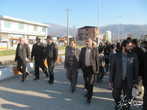پیاده روی خانوادگی روستایی در بندرگز برگزار شد 