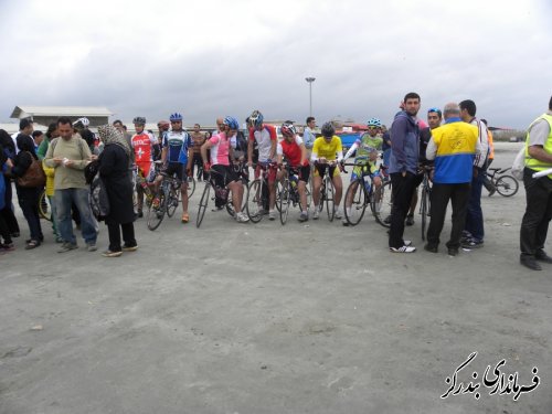 برگزاری مسابقات دوچرخه سواری گلستان در بندرگز