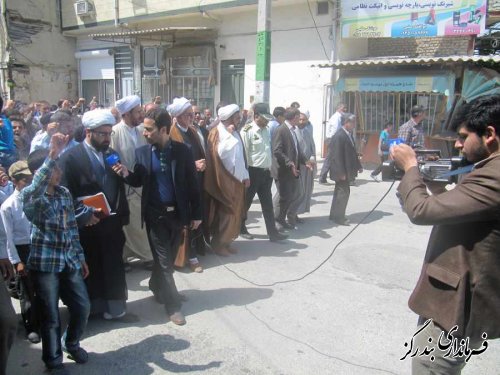 راهپیمایی حمایت از مردم مظلوم یمن در بندرگز برگزار شد