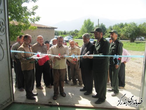 افتتاح سوله ورزشی صالحین بسیج در روستای گل افرا