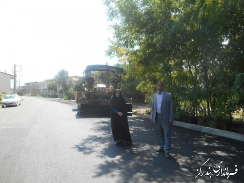بازدید فرماندار بندرگز از اجرای طرح هادی روستای گل افرا
