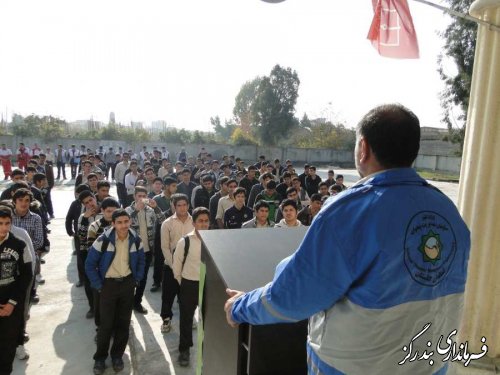 مانور زلزله و ایمنی در مدارس شهرستان بندرگز برگزار شد