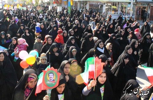 تجلی حضور حداکثری مردم بندرگز در 22 بهمن