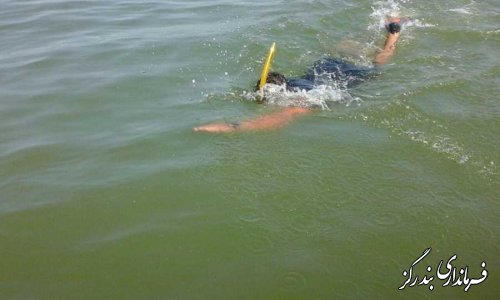 ثبت رکورد گینس شنا آبهای آزاد در گلستان