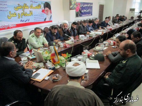 جلسه ستاد اجرایی اجلاسیه 4 هزار شهید گلستان در بندرگز برگزار شد