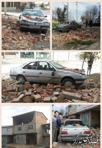  طوفان به واحدهای مسکونی و باغات روستاهای بخش نوکنده شهرستان بندرگز خسارت زد