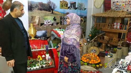بازدید فرماندار شهرستان بندرگز از نمایشگاه توانمندی های روستائیان و عشایر کشور در تهران