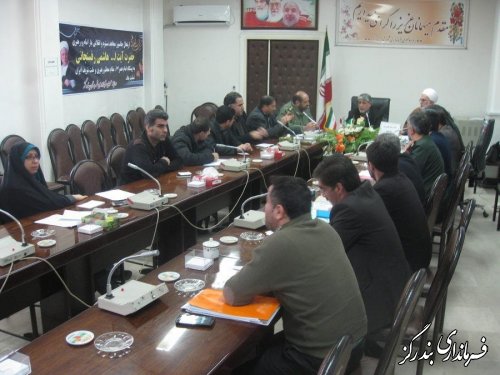 نشست هماهنگی کمیته های ستاد دهه فجر انقلاب اسلامی شهرستان بندرگز برگزار شد