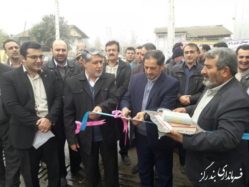 افتتاح پروژه های دهیاریها در شهرستان بندرگز