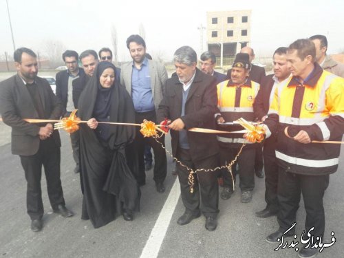 افتتاح پروژه های دهیاریها در شهرستان بندرگز