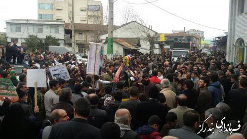 برگزاری راهپیمایی باشکوه و گسترده یوم الله 22 بهمن در بندرگز
