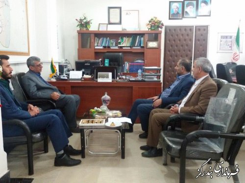 دیدار مدیرکل آموزش و پرورش استان گلستان با فرماندار بندرگز 