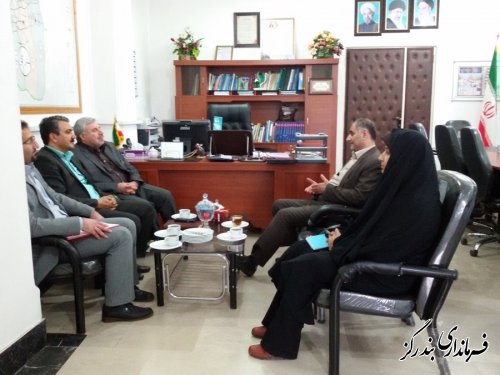  رئیس کمیته حقوقی ستاد انتخابات استان با فرماندارشهرستان بندرگز دیدار و گفتگو کرد