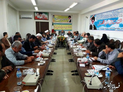 پنجمین جلسه شورای اداری شهرستان بندرگز برگزار شد