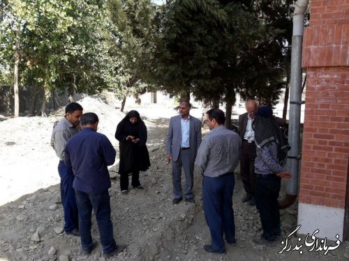 بازدید فرماندار بندرگز از مدرسه 9 کلاسه خیر ساز امام حسین (ع) روستای گز غربی