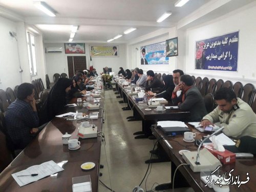 ششمین کارگروه اجتماعی و فرهنگی شهرستان در فرمانداری برگزار شد