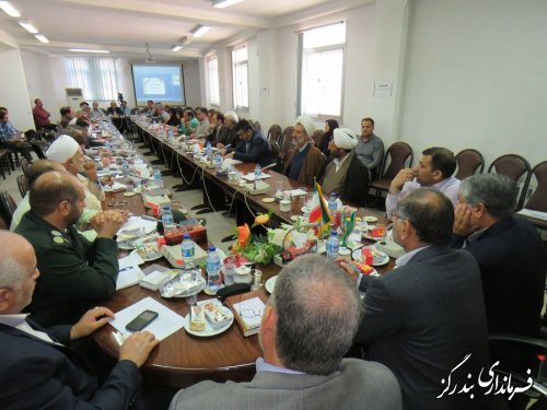 ششمین جلسه شورای اداری شهرستان بندرگز برگزار شد