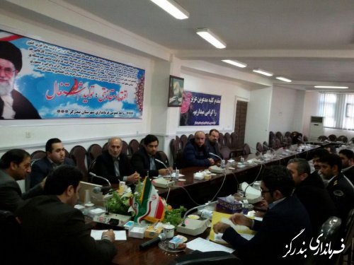 جلسه شورای ترافیک شهرستان بندرگز در فرمانداری برگزار شد