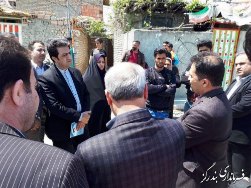 بازدید فرماندار بندرگز از محل اجرای طرح شهید شوشتری در شهر بندرگز