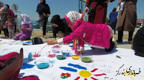 برگزاری مسابقه نقاشی مبارزه با اعتیاد ویژه کودکان در بندرگز
