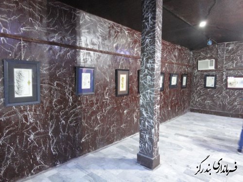 نمایشگاه آثار خوشنویسی در بندرگز برگزار شد