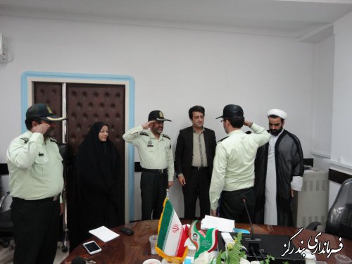 فرماندار بندرگز از فرمانده و کارکنان نیروی انتظامی شهرستان تجلیل کرد