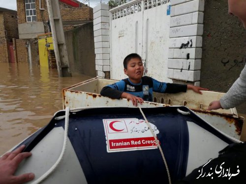چهار قایق نجات از بندرگز به شهرهای سیل زده گلستان اعزام شد