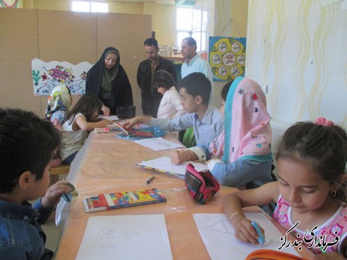 برگزاری مسابقه نقاشی کودکان با موضوع پیشگیری اعتیاد در بندرگز