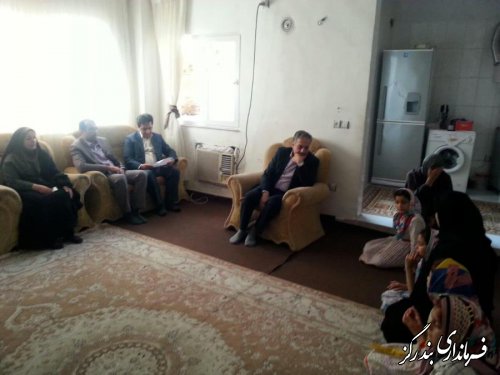 دیدار معاون سیاسی ، امنیتی استاندار گلستان با چهار قلوی بندرگزی