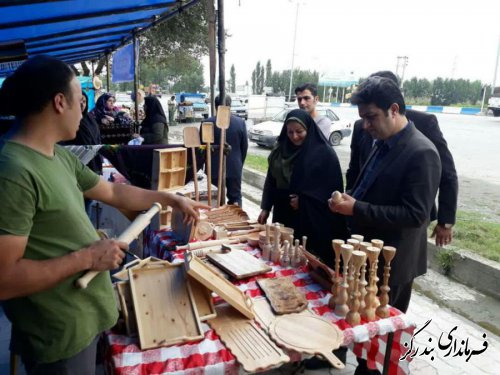 نمایشگاه صنایع دستی در بندرگز برپا شد