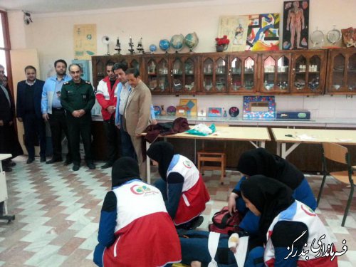 بیست و یکمین مانور زلزله و ايمني در مدارس بندرگز برگزار شد