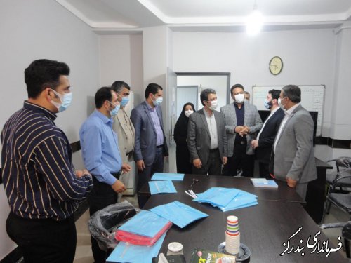 بازدید مسوولان استانی از ستاد انتخابات شهرستان بندرگز