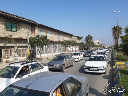 راهپیمایی خودرویی و موتوری 22 بهمن در نوکنده 