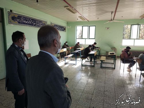 بازدید سرزده سرپرست فرمانداری بندرگز از مدرسه کارودانش مرحوم ابوطالب بای