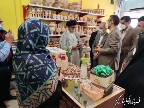 فروشگاه صنایع‌دستی میناکاری در بندرگز افتتاح شد