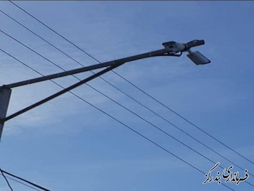 ۴ دوربین مداربسته در روستای استون آباد نصب شد