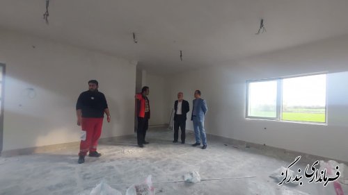 گزارش تصویری|| بازدید فرماندار شهرستان بندرگز از پروژه احداث ساختمان هلال احمر 