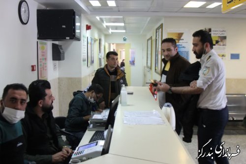 گزارش تصویری || اخذ رای گیری شعبه سیار شهر بندرگز از بیمارستان شهدا