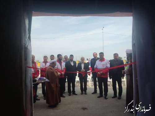 گزارش تصویری || افتتاح کمپ نوروزی ورودی غرب استان در شهرستان بندرگز