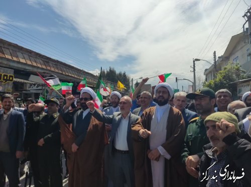 گزارش تصویری || تجمع مردم بندرگز در حمایت از پاسخ کوبنده جمهوری اسلامی ایران